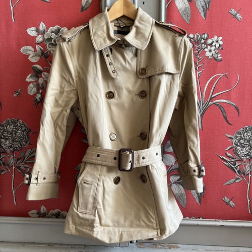 Burberry short trench coat - trench,