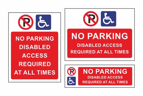 Parking disabled access - disabled,