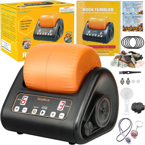 Upgraded rock tumbler kit - upgraded,