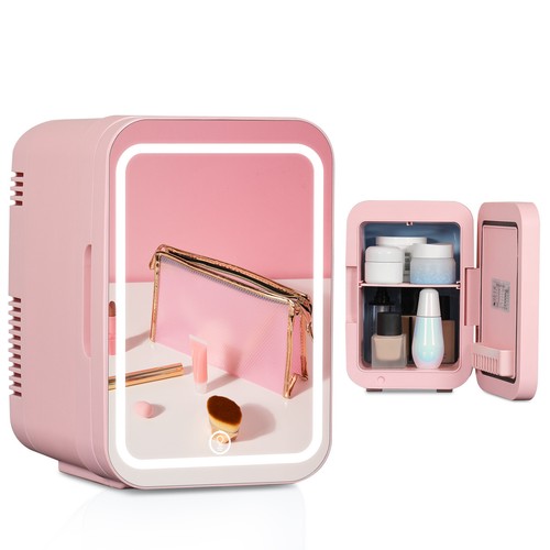 Pink led mirror - 4l, fridge