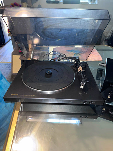 Denon 300f turntable black - dp-300f,
