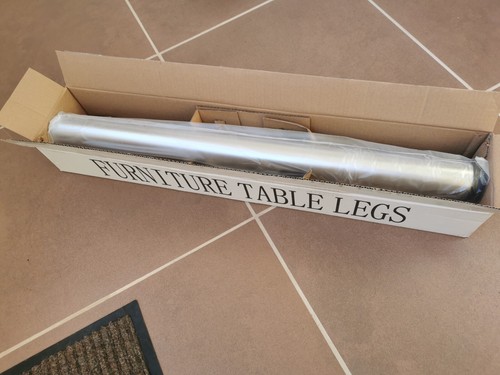 Chrome breakfast bar - chrome, leg