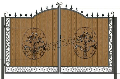 Driveway gates composite wood - gates/composite,