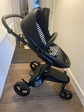 Mima Xari Black Pram/Stroller.