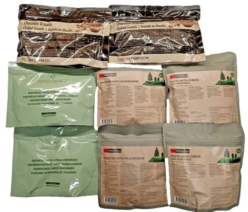 Swedish freeze dried meal - 8x,