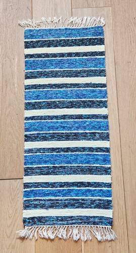 Blue handwoven rag - , from