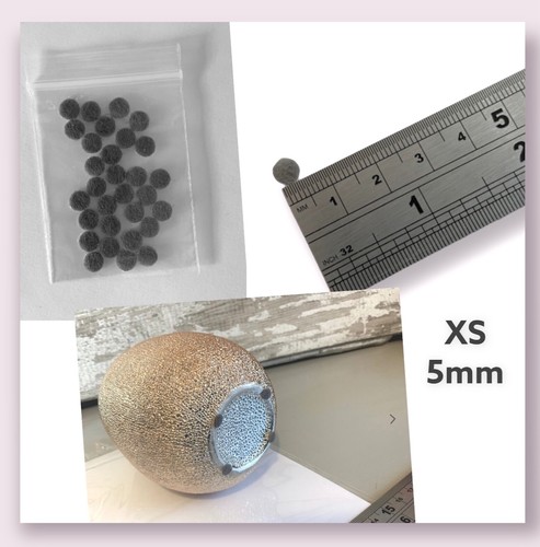 5mm round self adhesive - 5mm, (xs)