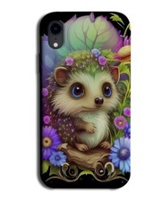 Hedgehog Queen Phone Case Cover Fairy Colourful Princess Funny Girls Floral AH31