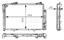 Mahle coolant radiator - mahle,