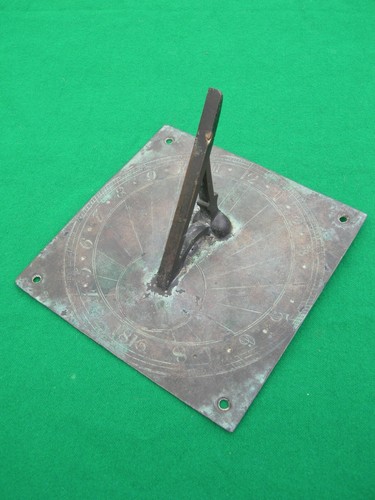 Sundial brass georgian 1816 - brass,,