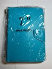 Light Blue Android Man Logo Case/Stand for ALCATEL ONE TOUCH POP 7S