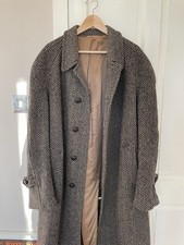1970s Crombie Raglan Overcoat Wool Coat 