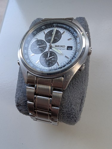 Seiko 7t32 7c60 panda - seiko, 7t32-7c60