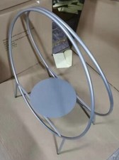 SIlver 80cm Wedding Cake Stand Flower Stand Floral Hoop Wedding Decor UK STOCK