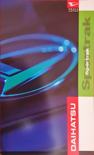 Daihatsu sportrak brochure - daihatsu,