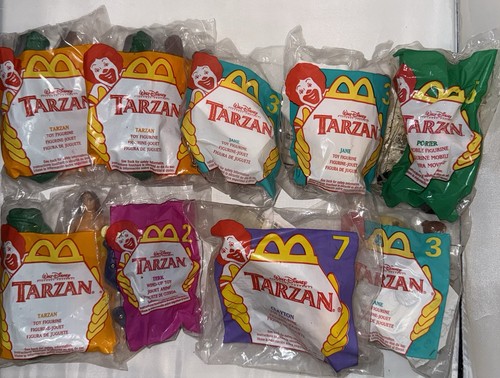 Tarzan 1999 mcdonald toys - 1999,