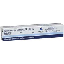 Betadine Povidone-Iodine Ointment 10% Antiseptic Skin Infection Burns Wound 20g