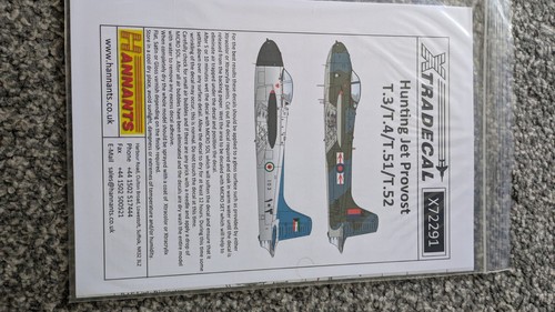 Xtradecal 291 jet provost - xtradecal,