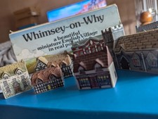 Vintage Wade Whimsey-on-why - Porcelain House Village Set #3 - No: 17-24. BOXED 