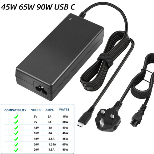 Lot usb type 45w 65w - lot, c