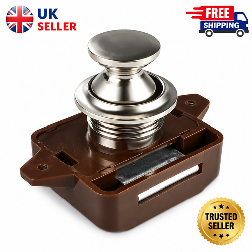 Latch knob push button - knob, catch