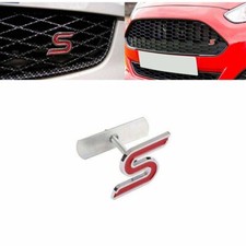 Metal Ford Zetec S Logo Front