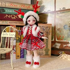 30cm Merry Christmas Christmas Children's Gift 6 Points Girl Toy Gift BJD Doll