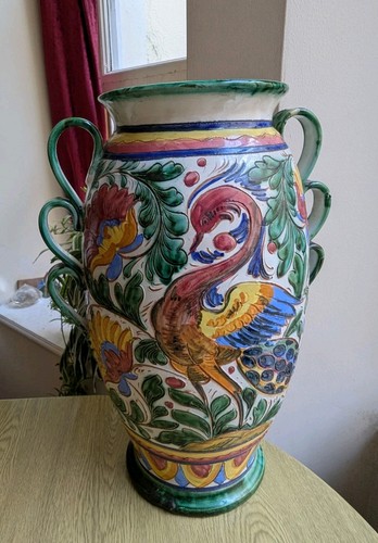 Hand painted large italian - painted,