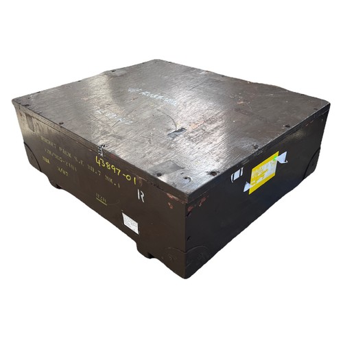 Brown military ammo crate - military,