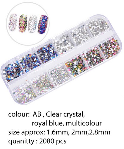 Nail art glass - 3d,