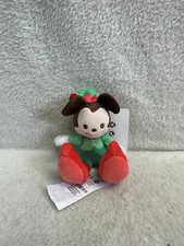 Disney store Tiny Big Feet Mickey Mouse Christmas elf soft toy plush NWT