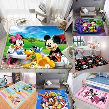 Mickey Mouse 3D Print Floor Rug Carpet Bedroom Doormat Living Room Anti-Slip Mat