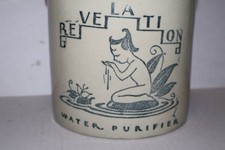 RARE CROCK COBALT DECORATED