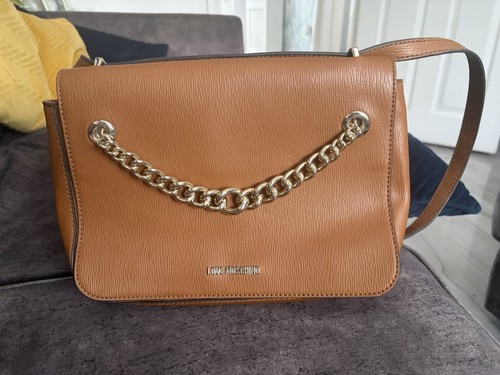Moschino brown leather - moschino, bag