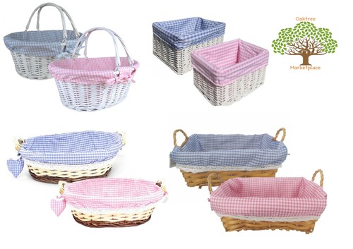 Wicker storage basket in - wicker,