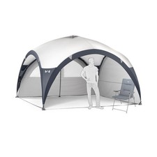 Metal Frame Gazebo Dome Garden Camping Shelter UV Waterproof L: 3.5m / XL: 4.5m