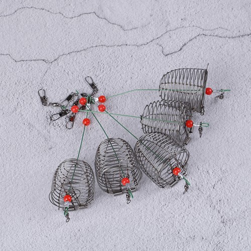 5pcs wire fishing lure cage - wire,