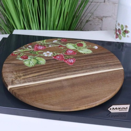 Thaniya 35cm wooden lazy - wooden, susan