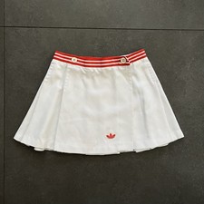 Adidas Vintage 80’s White Pleated Tennis Skirt Size XS-S Rare