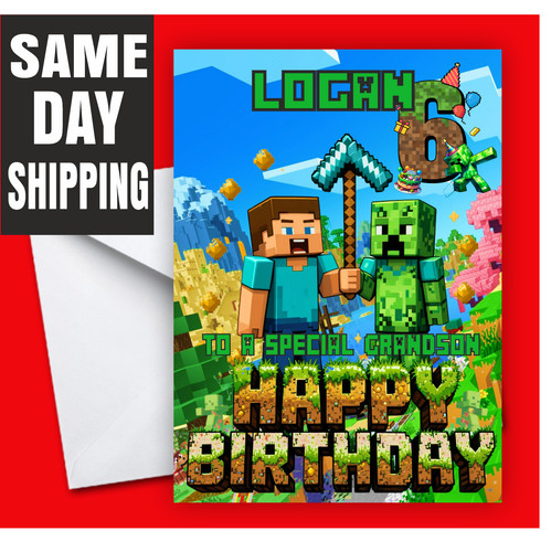 Minecraft personalised - minecraft,