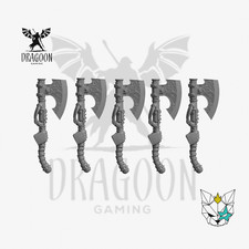 Viking Wolf Axes - 28mm