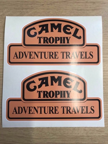 Camel trophy stickers - x,