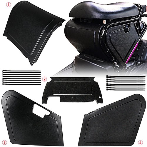 Under seat storage - under, black
