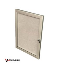 Viz-Pro A2 Outdoor External Lockable Noticeboard Rubber Seal Poster Display