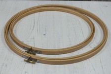 Wooden Embroidery and Cross Stitch Hoop Ring 10 & 12 inch Pack of 2 Hoops