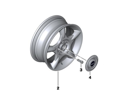 Mini genuine wheel rim - mini,