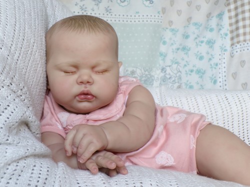 Reborn baby girl doll pickle - girl,