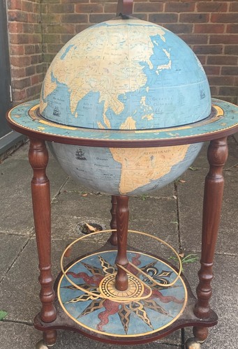Vintage globe drinks cabinet