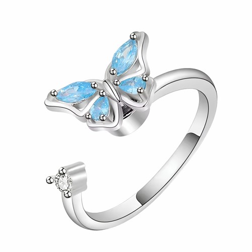 Butterfly spinner ring - butterfly,