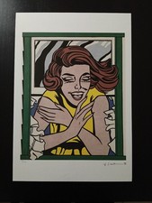 ROY LICHTENSTEIN Numbered Litho Poster 13.6X19,5" POP ART